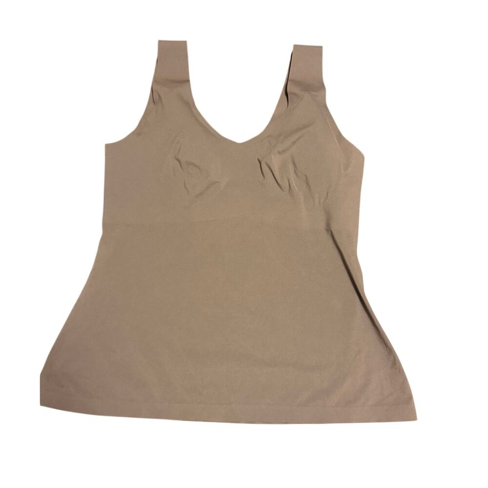 Knix LuxeLift Shapewear Tank Top Taupe Brown XL